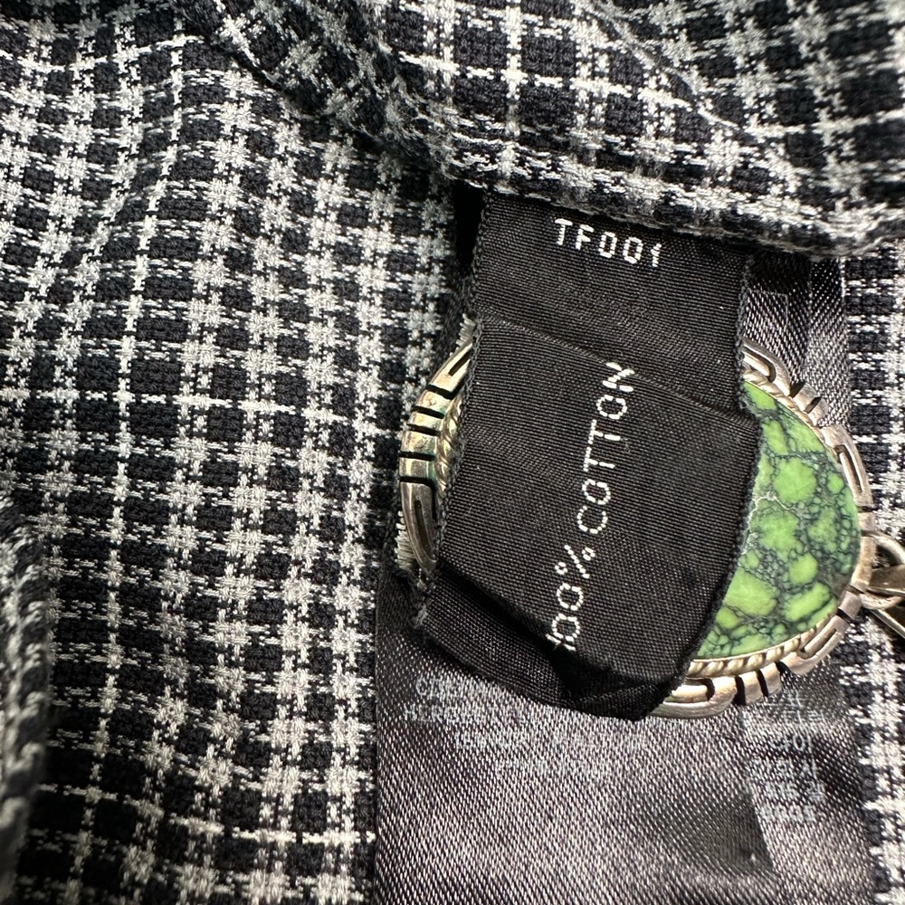 Tom Ford Micro Checked Button Down Long Sleeve Dr… - image 5